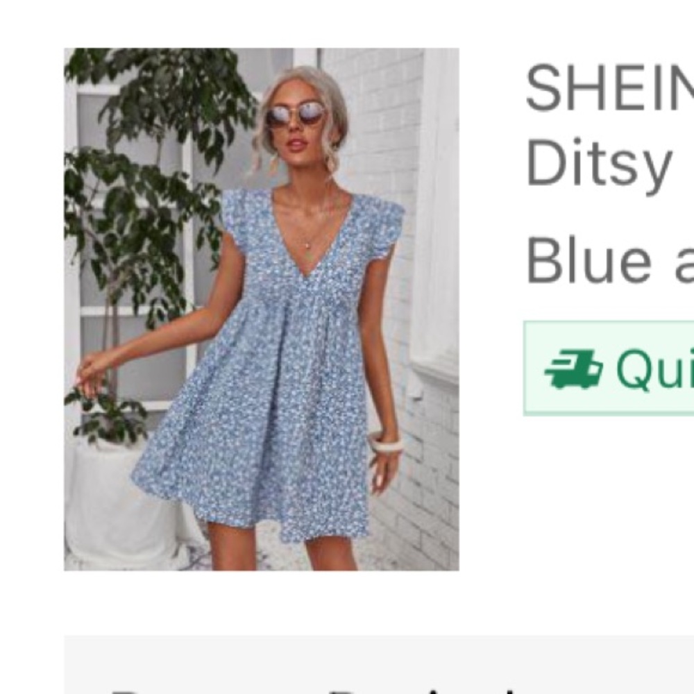 SHEIN floral dress